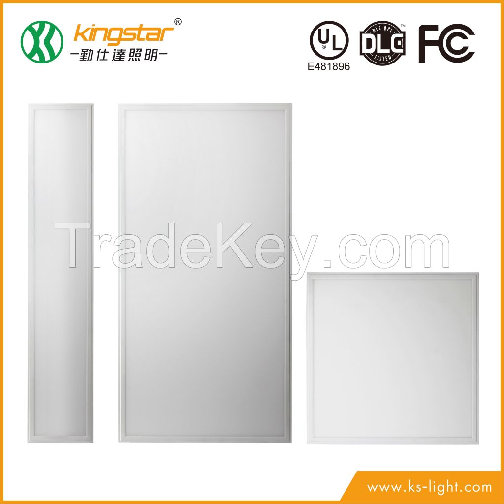 UL DLC 4.0 DLC 4.2 FCC approved 40w 2x2ft, 2*2'', LED panel light 130lm/w 602x602mm 2017 huizhou kingstar