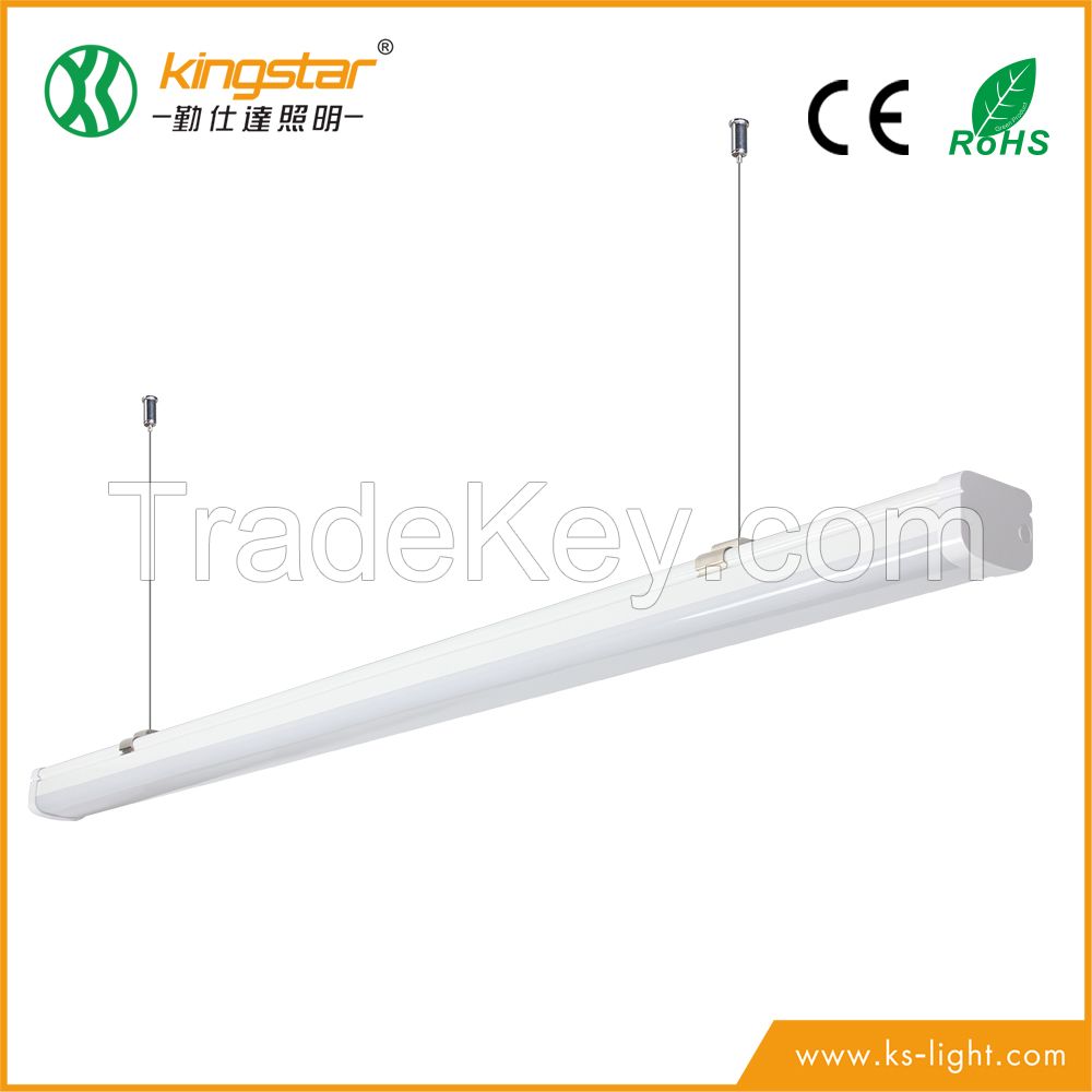 cheap IP65 2ft 4ft 5ft 20w 40w 50w led ceiling light tri-proof batten linear lamp 220V