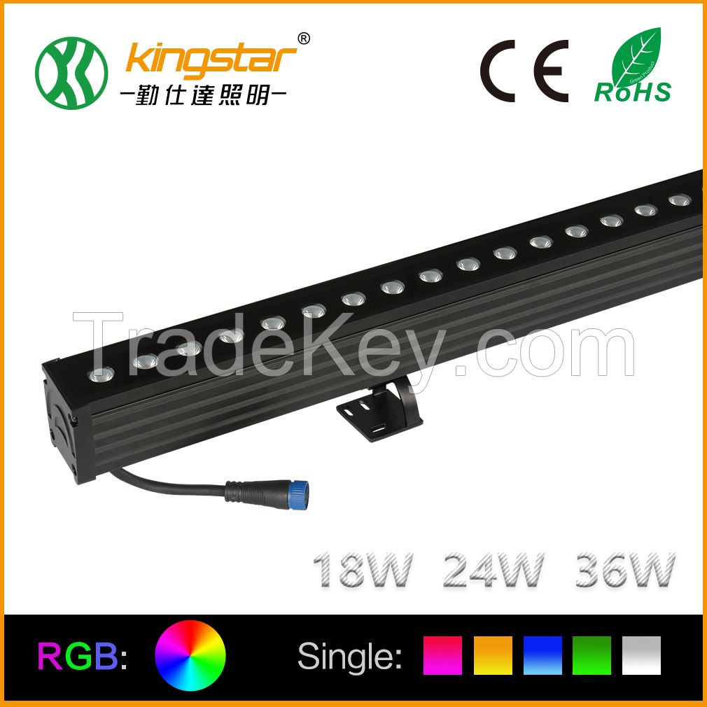 Single Color Or Rgb Wall Washer Ip65 18w Ac220/dc12v/dc24v Led Wall Washers