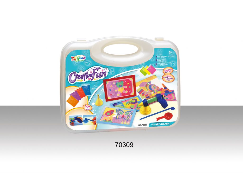 Sand dispenser painting set