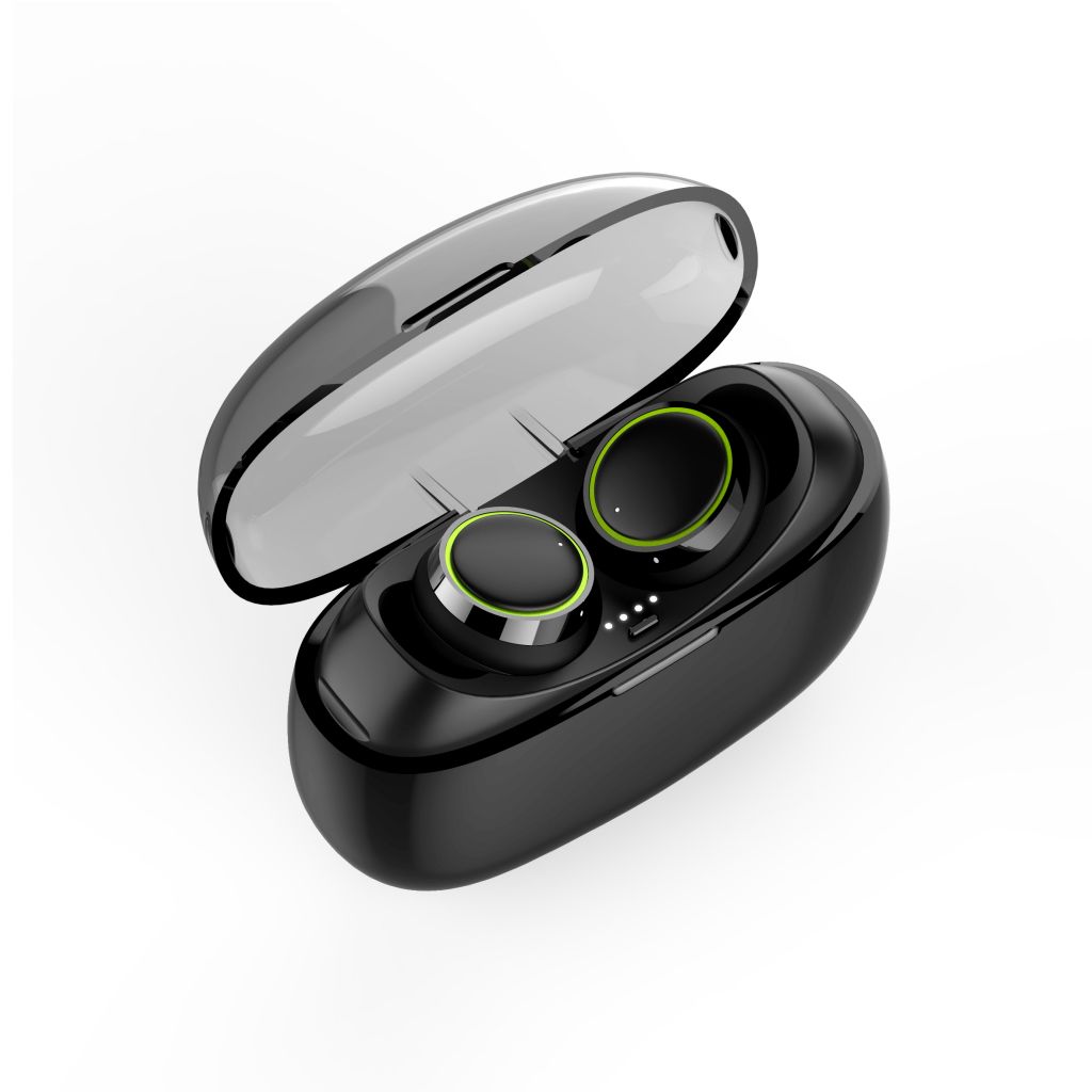 TWS mini wireless earphone Bluetooth V5.0 with 1500mAh battery case