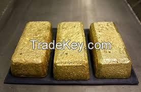 Gold dore bars