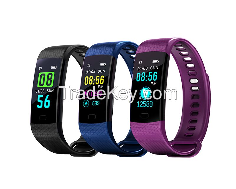 Y5 fitness tracker with heart rate monitor motivates you to reach your health and fitness goals