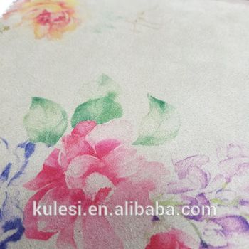 Printted Air Layer Suede Fabric