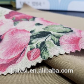 Printted Air Layer Suede Fabric