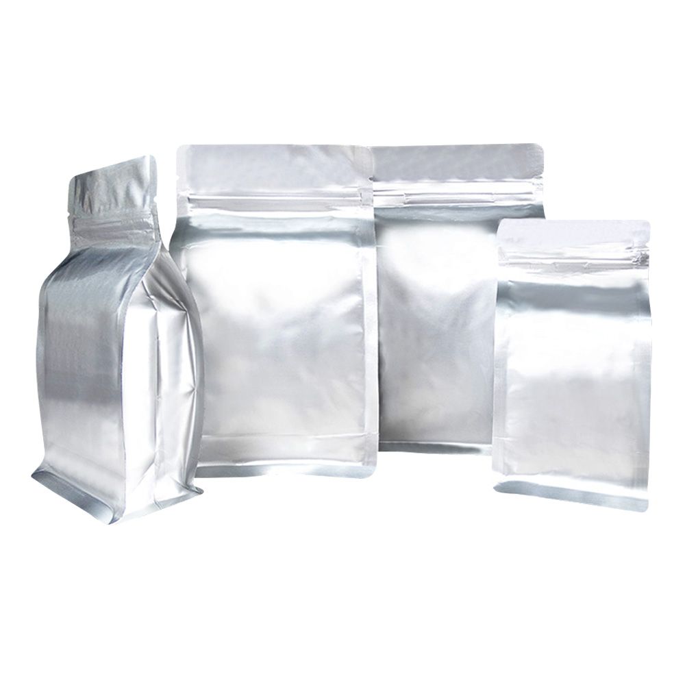 Aluminum foil stand up zipper pouch tea dried food packaging bag