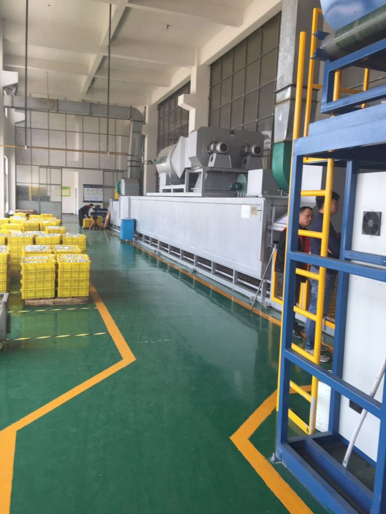 18 Meters Double Combustion Curing Furnace For Zinc Flake Coating FGG1812