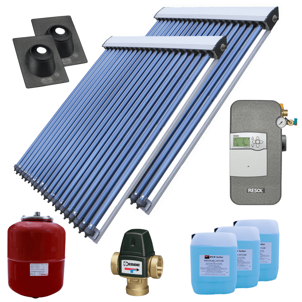 heat pipe pressurized solar collector