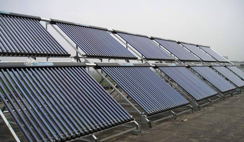 heat pipe pressurized solar collector