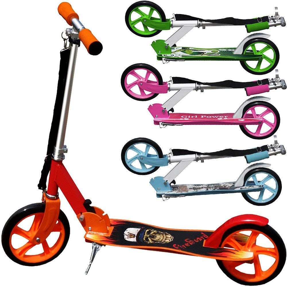 Deuba Big wheels scooter up to max. 100kg - Stlysh and foldable - Color choice