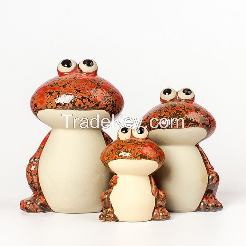 China Ceramic Home Decorative Cartoon Cows Ceramic Christmas Easter Items