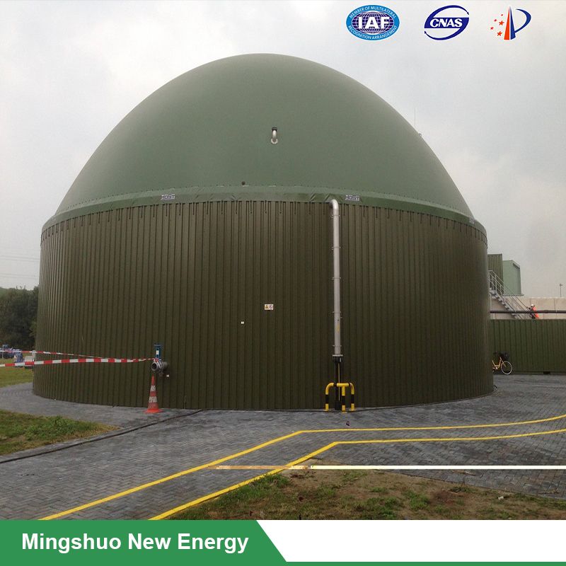Integrated Double Membrane Gas Tank / Holder for Biogas Engineering 