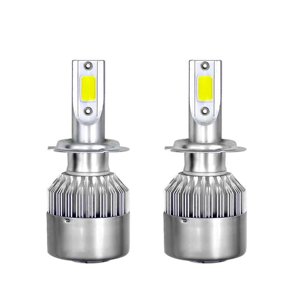 72W C6 Car LED Headlight H7 H4 H1 H11 H3 H13 9005 9006 9004 880 LED Motorcycle Light Bulb