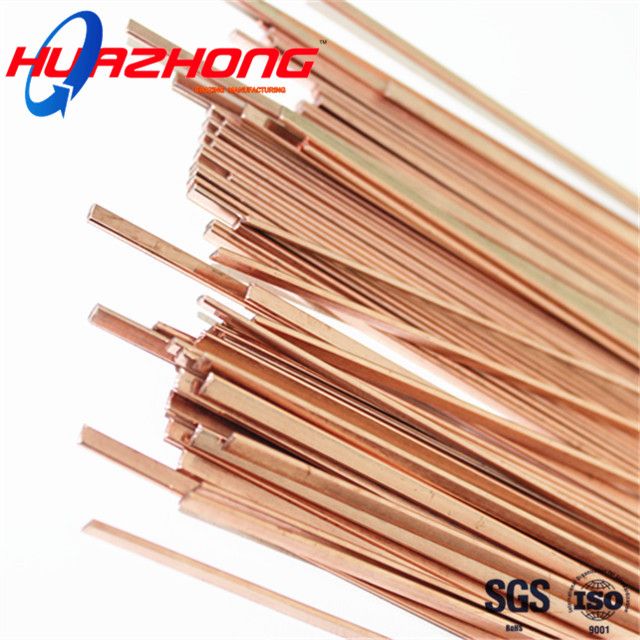 1.2*3.2mm Copper Phosphorus flat bar Welding Rods welding refrigeration and tube industry BCup-2/HZ-CuP