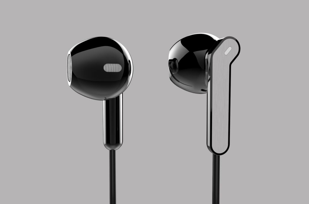 Wired Earbuds, in-Ear Wired Earbuds Running Headphones Stereo Earbuds Earphones with Microphone and Volume Control for Workout Sports Jogging Gym