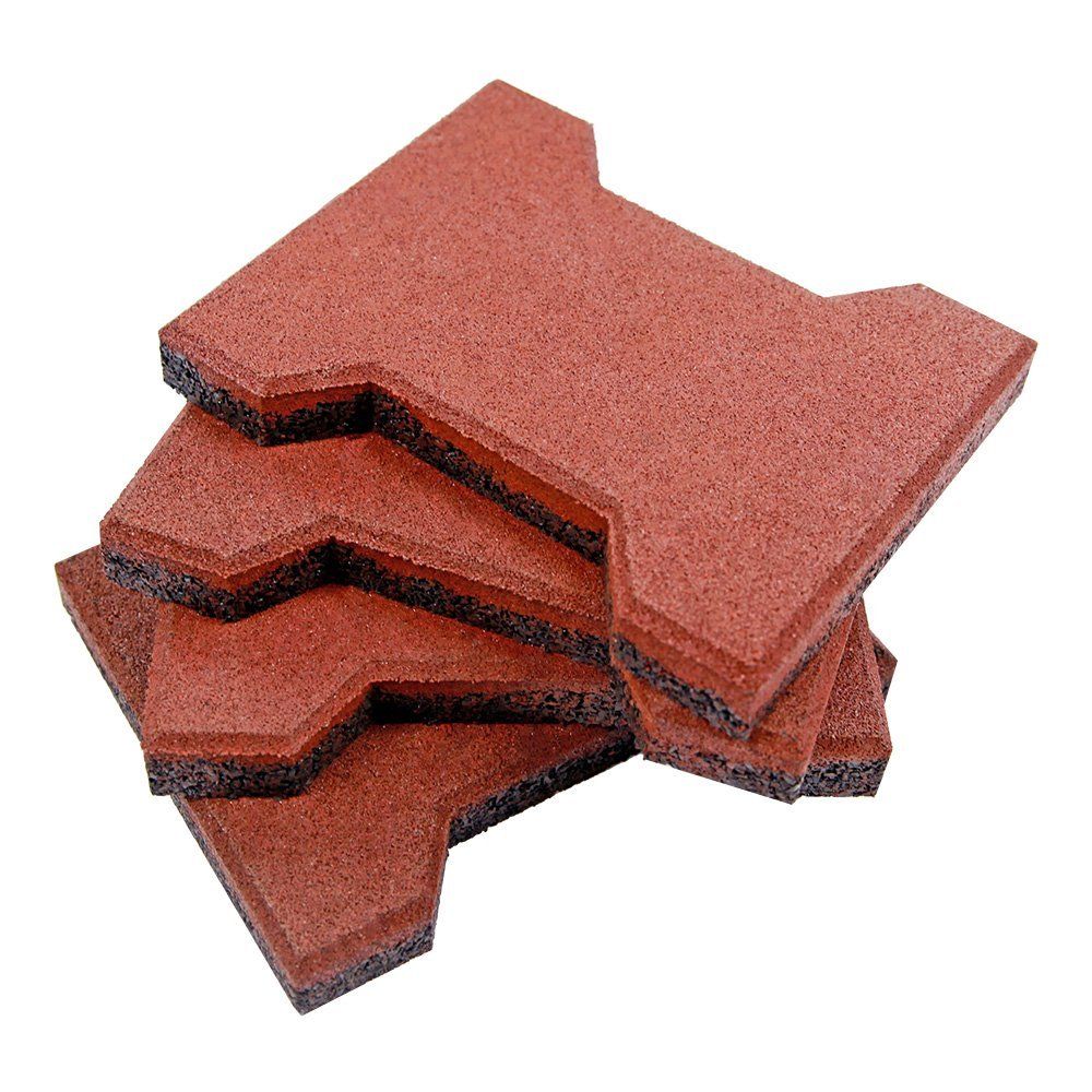 Environmentally friendly Recycled Dog BoneHorse Barn Rubber Pavers