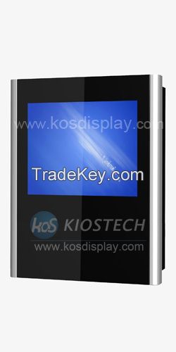 KOS6806A -Wall mounted touch screen kiosk with high definition LCD screen