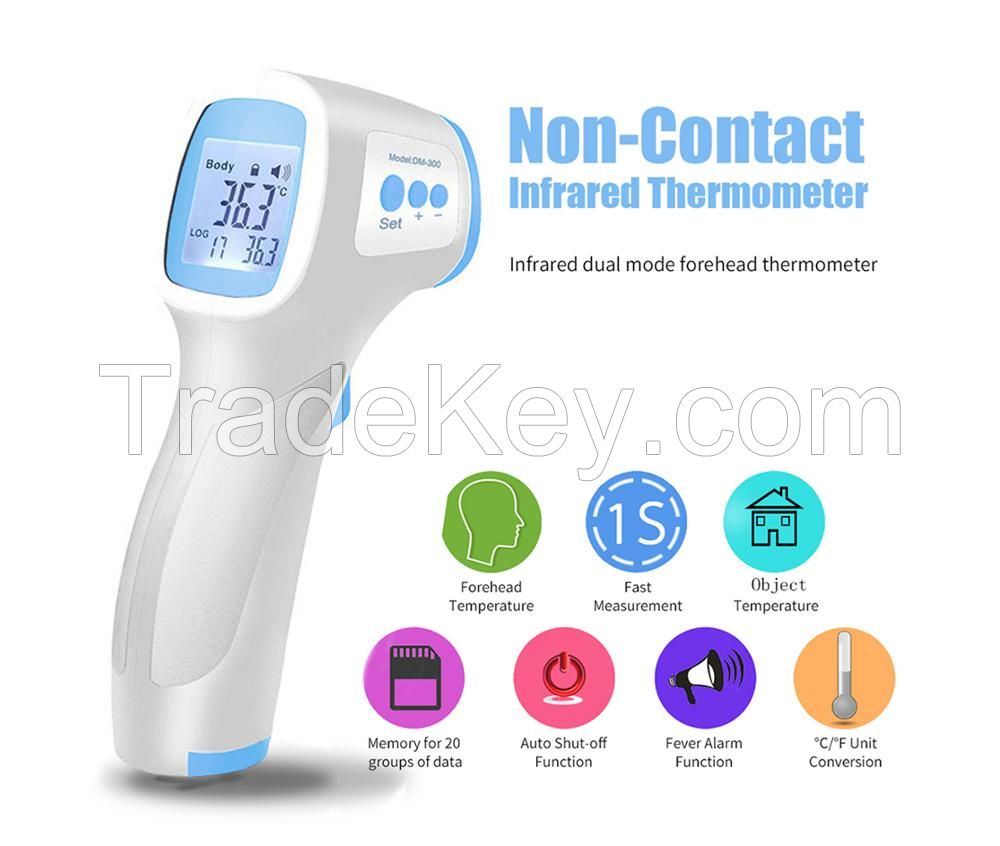 Intelligent Electronic Non-contact Body Digital Infrared Forehead Thermometer With Lcd Backlight Wholesale Factory 