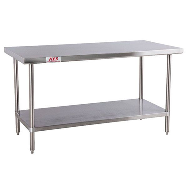 Stainless    Steel Adjustable Kitchen Worktable