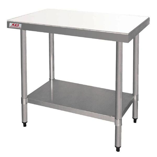 Stainless Steel Kitchen Worktable With Pe Chopping Board