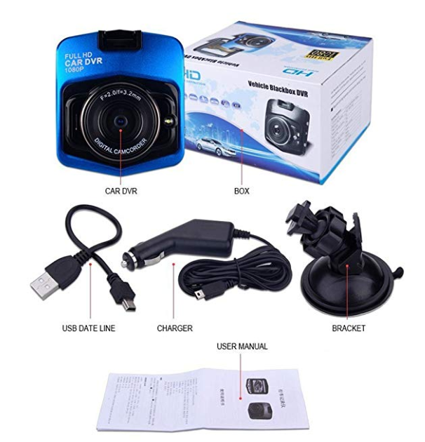 2.4"Screen 140 Degree Wide Angle Vehicle Video Recorder