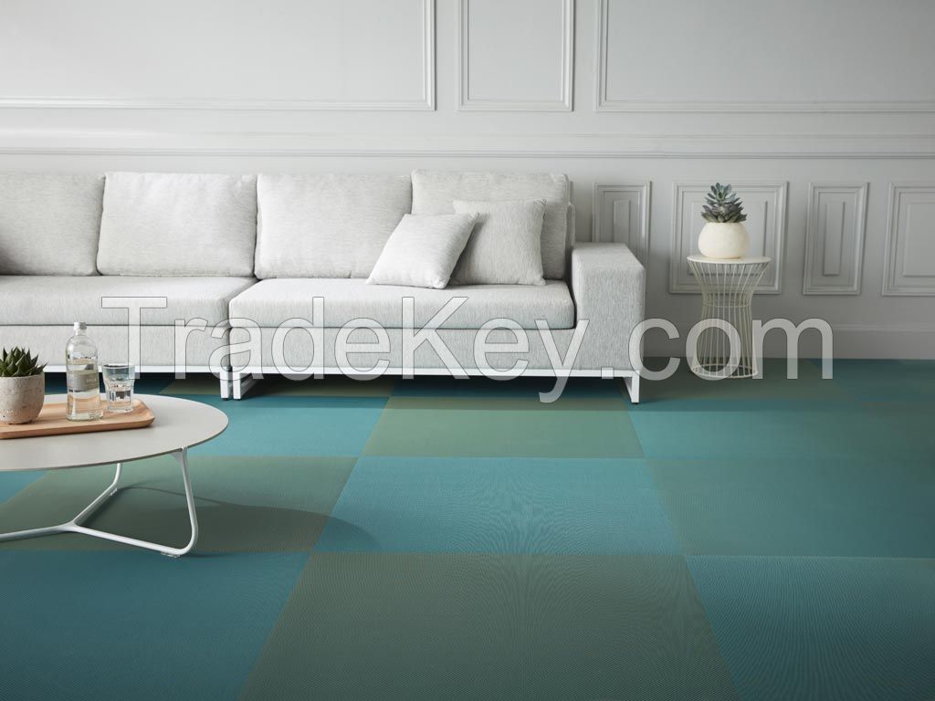 pvc woven vinyl flooring for hotel