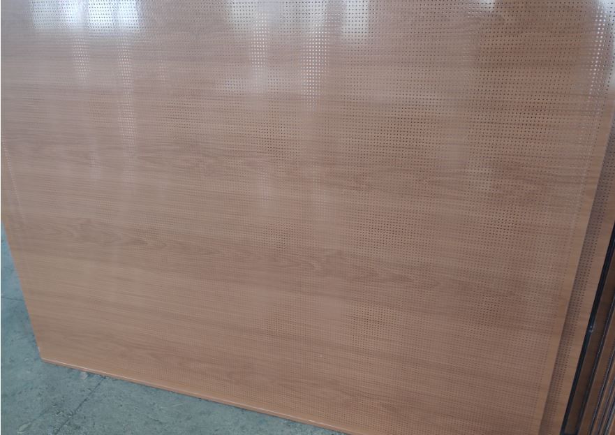 Perforated aluminum honeycomb panel