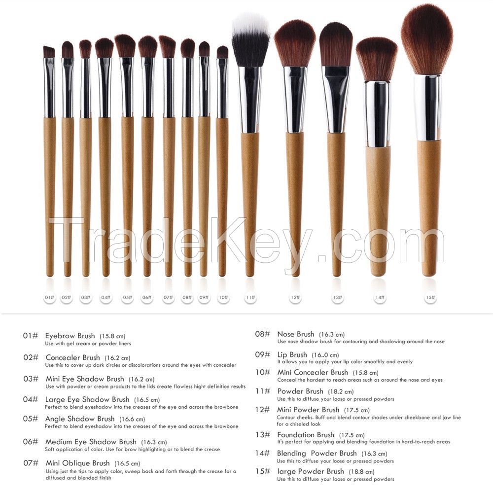 10 Pcs Makeup Brushes Set Advanced Essentials Cosmetics Set Tools Eyebrow Eyeshadow Contour Foundation Brush