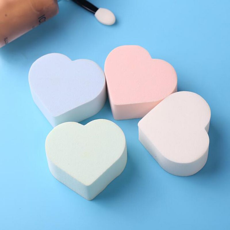 Hot Women 4pcs Professional Makeup Sponge Blush Foundation Puff Multi Shape Sponges Makeup High Quality Recommend Praise