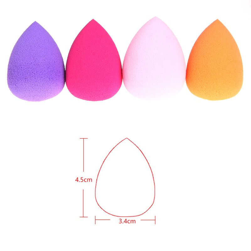 4 PCS Soft Makeup Sponge Foundation Puff Flawless Powder Professional Smooth Beauty Puff Beauty Cosmetic Puff for Women