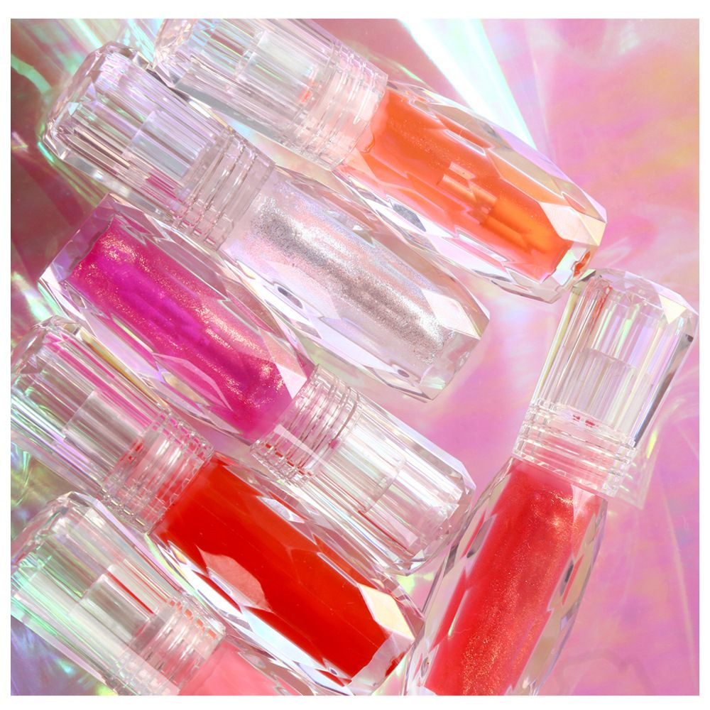 Wholesale HANDAIYAN Brand Real Effect Colors Plumping Lip Gloss Transparent Glass Glossy Plump Oil Moisturized Private Label