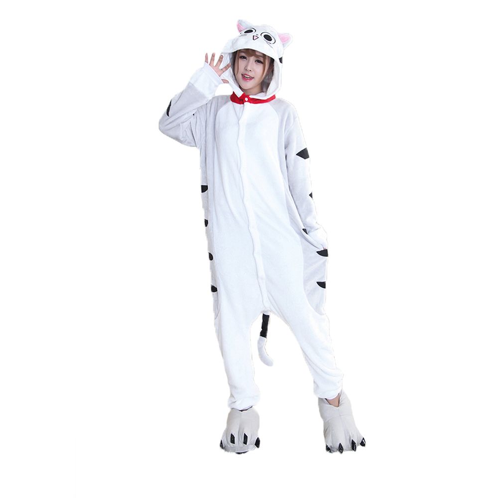 Totoro Kigurumi Onesie Adult Women Animal Pajamas Suit Flannel Warm Soft Sleepwear Onepiece Winter Jumpsuit Pijama Cosplay