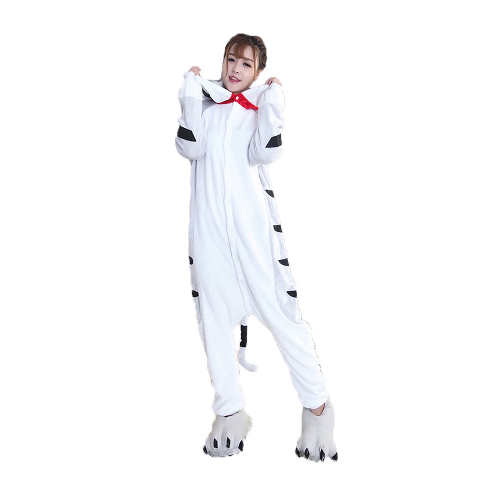 Totoro Kigurumi Onesie Adult Women Animal Pajamas Suit Flannel Warm Soft Sleepwear Onepiece Winter Jumpsuit Pijama Cosplay