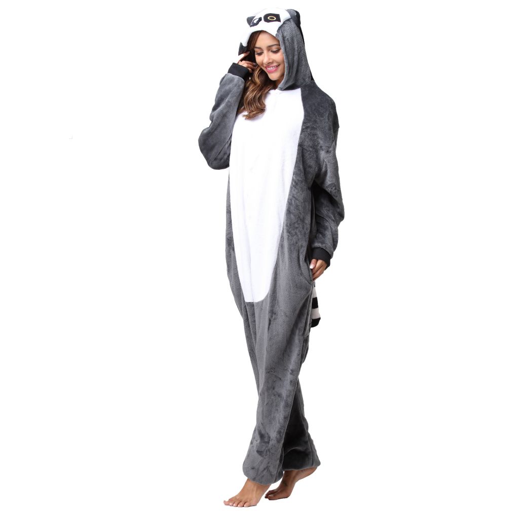 Wholesale Adult Pajamas Sexy Custom Adult Onesie Lemur Pajamas Kigurumi Flannel Kigurumi Onesie Pajamas