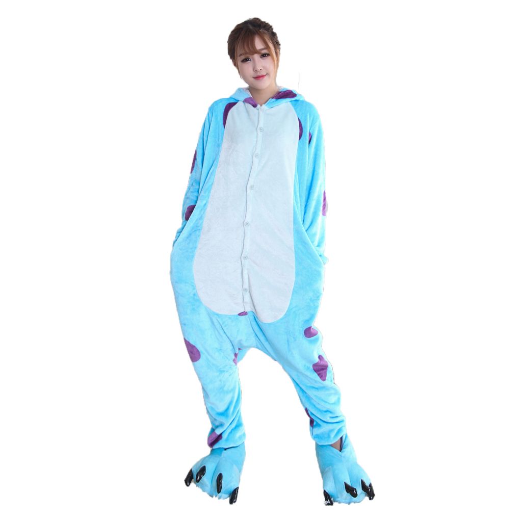 Wholesale Flannel Pajamas Costume Sexy Adult Onesie Pajamas Kigurumi Unicorn Onesie Kigurumi Sully Pajamas