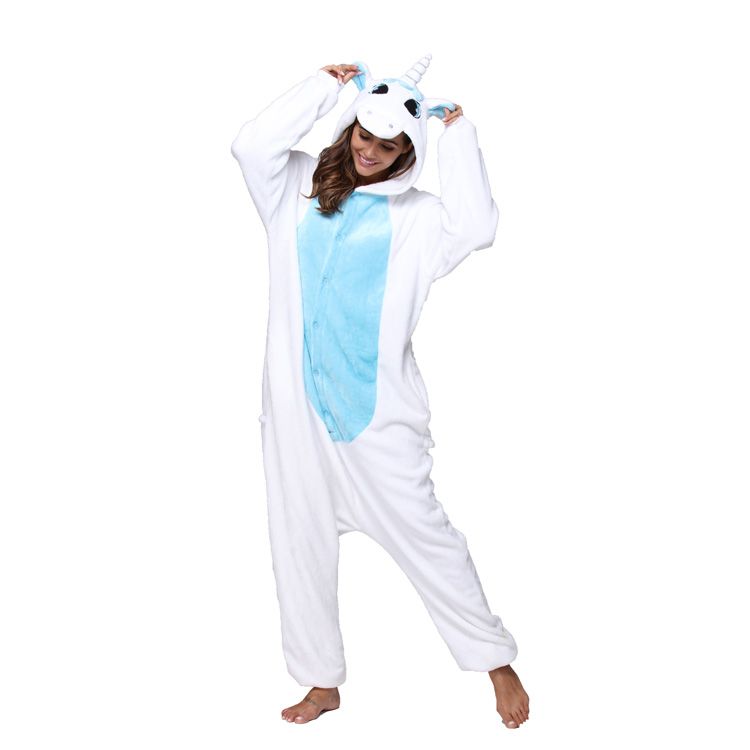 Wholesale Adult Pajamas Sexy Onesie Custom Adult Unicorn Kigurumi Flannel Women Onesie Pajamas