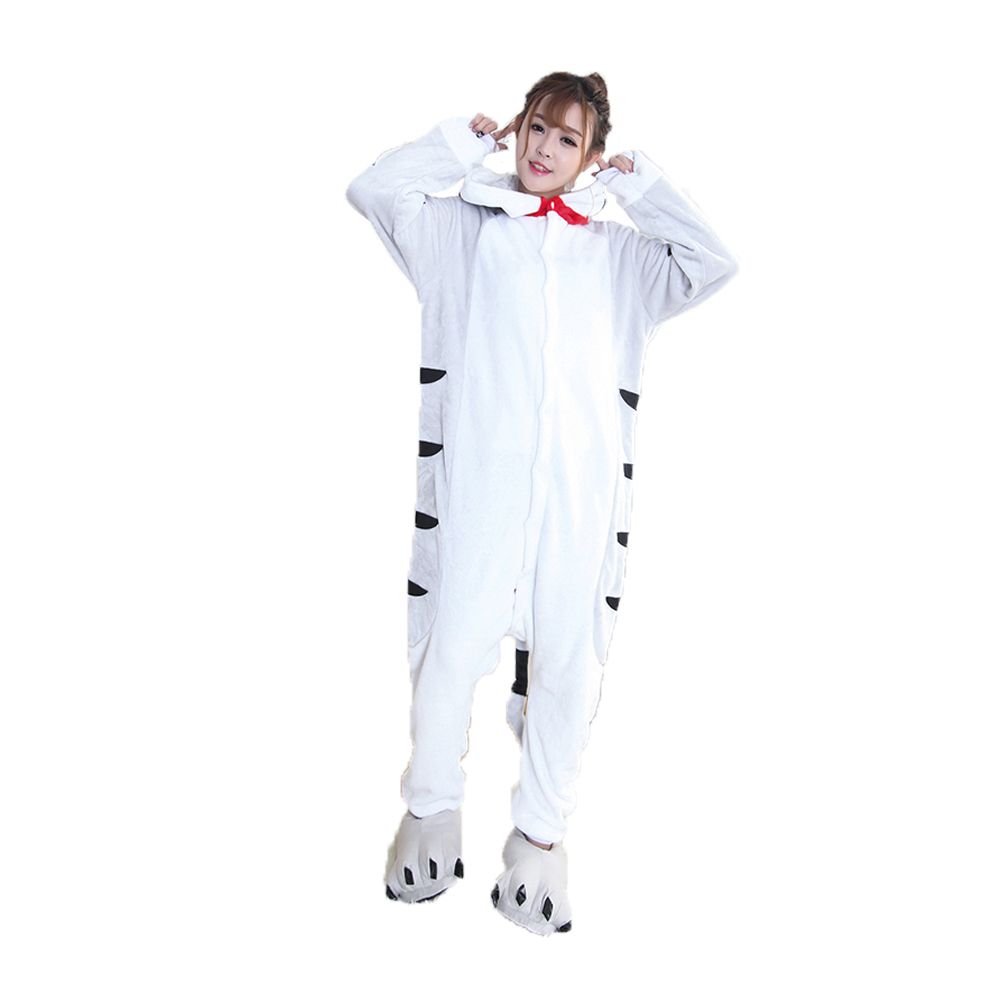 Totoro Kigurumi Onesie Adult Women Animal Pajamas Suit Flannel Warm Soft Sleepwear Onepiece Winter Jumpsuit Pijama Cosplay