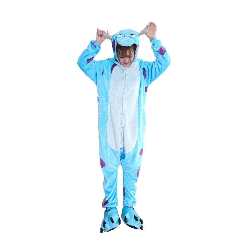 Wholesale Flannel Pajamas Costume Sexy Adult Onesie Pajamas Kigurumi Unicorn Onesie Kigurumi Sully Pajamas