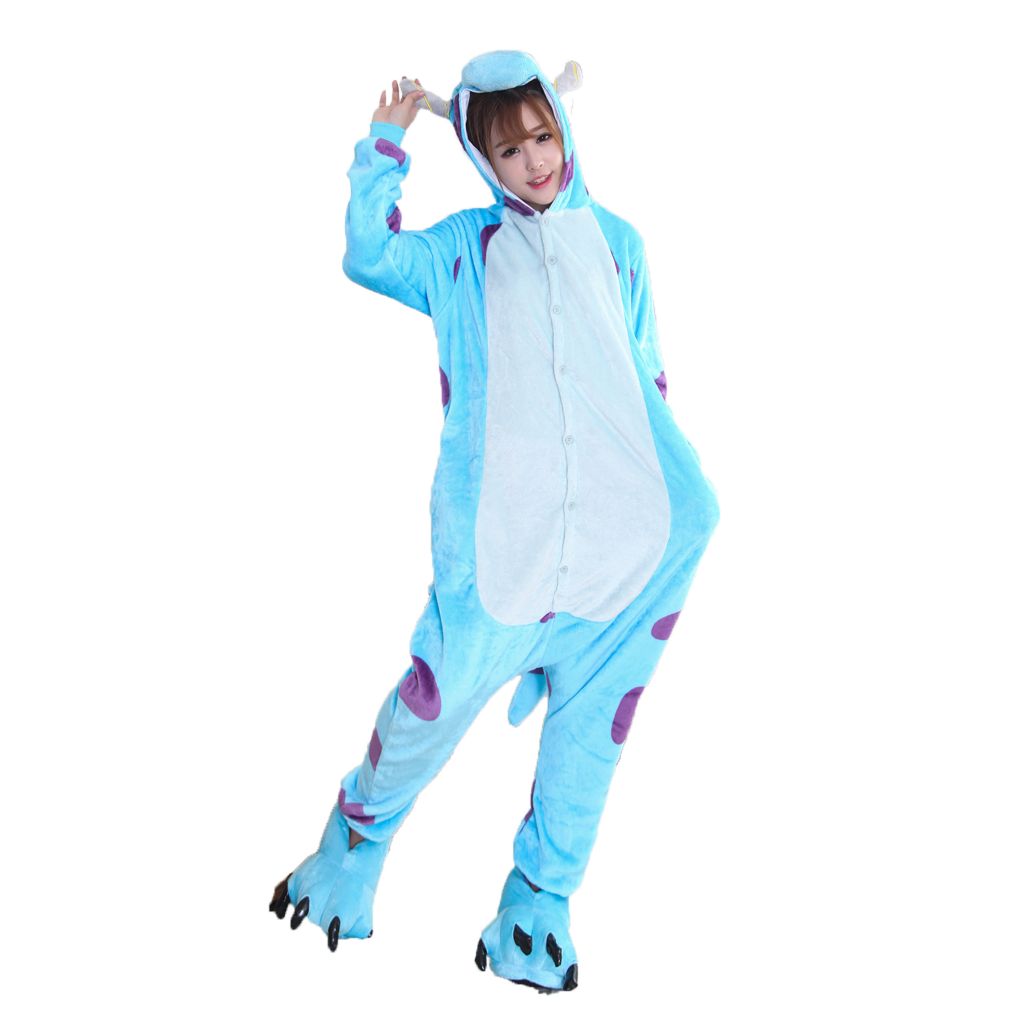 Wholesale Flannel Pajamas Costume Sexy Adult Onesie Pajamas Kigurumi Unicorn Onesie Kigurumi Sully Pajamas