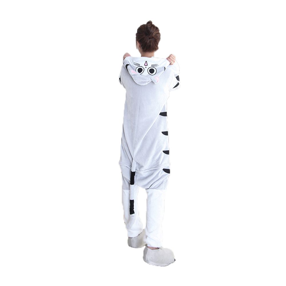 Totoro Kigurumi Onesie Adult Women Animal Pajamas Suit Flannel Warm Soft Sleepwear Onepiece Winter Jumpsuit Pijama Cosplay
