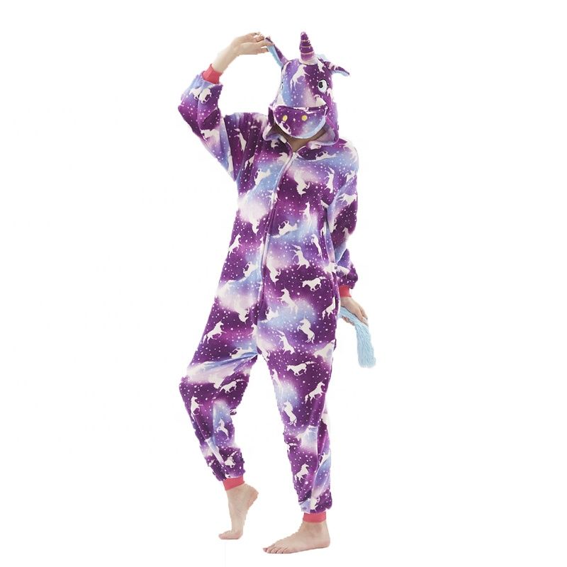 Wholesale Adult Pajamas Women Pajamas Flannel Christmas Blank Adult Onesie Kigurumi Onesie