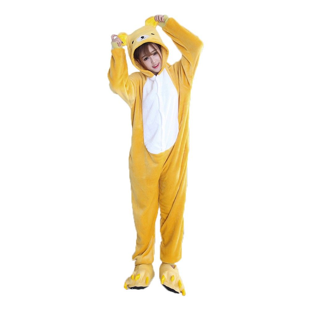 Wholesale Adult Pajamas Sexy Onesie Custom Adult Rilakkuma Kigurumi Flannel Women Pajamas Kigurumi Onesie Pajamas