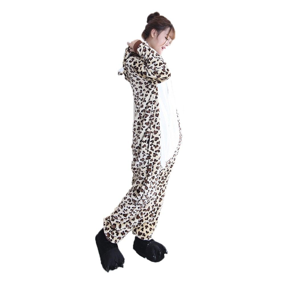 Wholesale Sexy Adult Onesie Pajamas Adult Leopard Bear Kigurumi Flannel Women Pajamas Kigurumi Party Pajamas