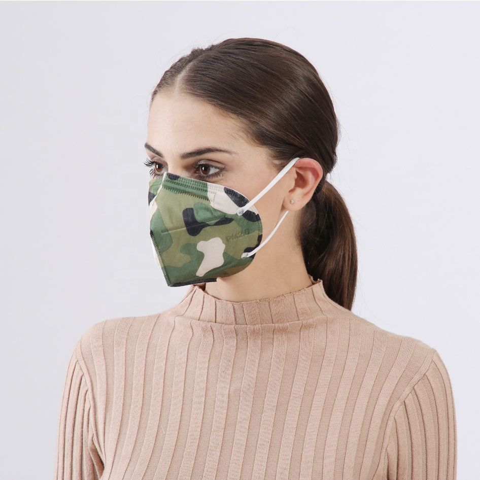 Anti-fog Print Spunlace Fashion Face Mask with Design