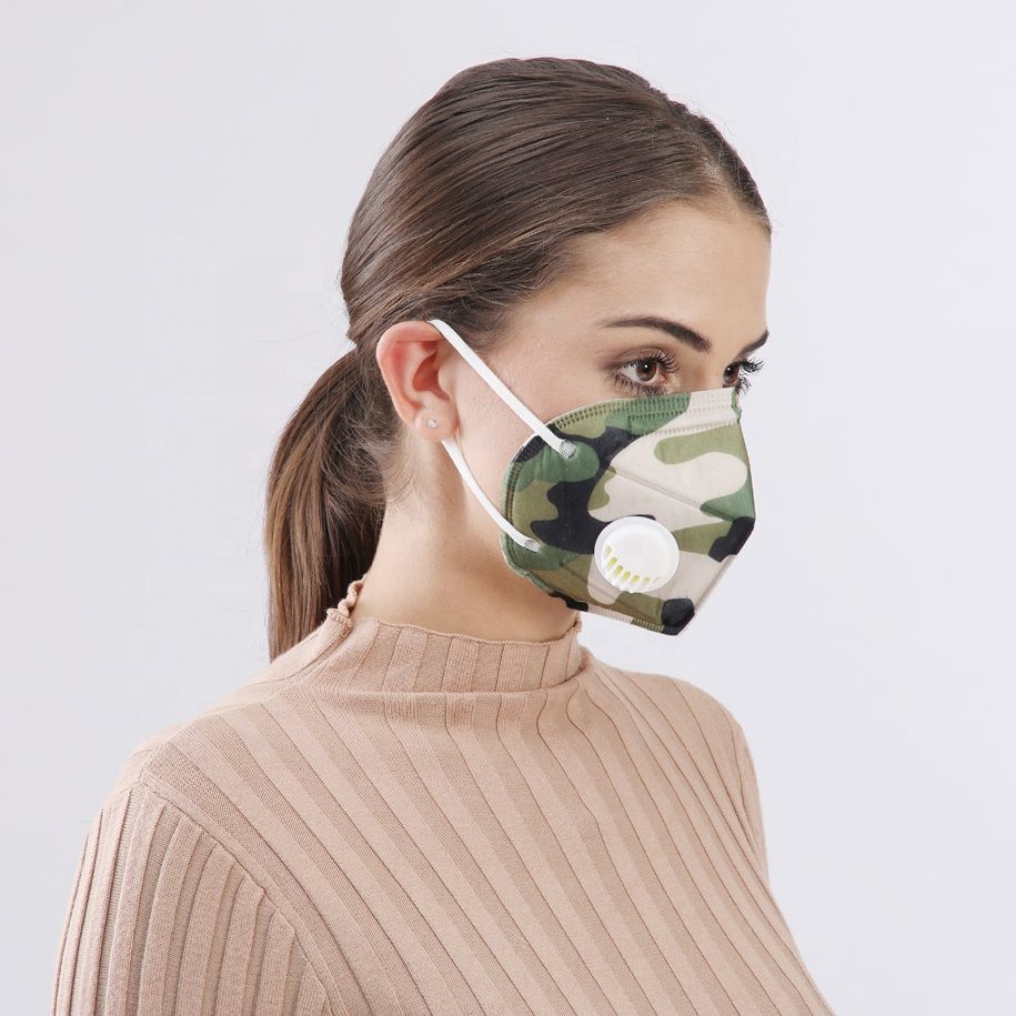 Anti-fog Print Spunlace Fashion Face Mask with Design