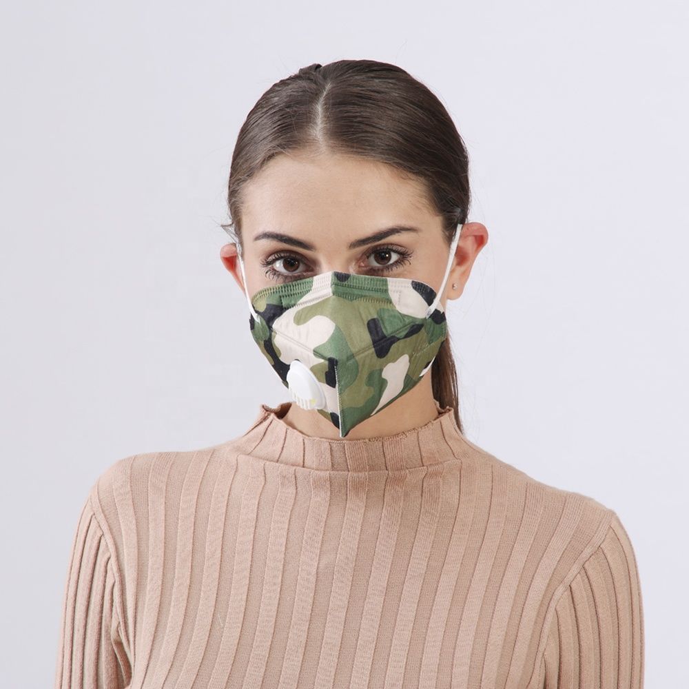 Anti-fog Print Spunlace Fashion Face Mask with Design