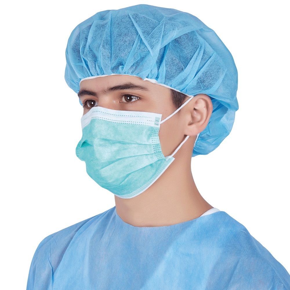 Consumable Disposable 3 Ply Anti-pollution Non-woven Safety Surgical Face Mask 