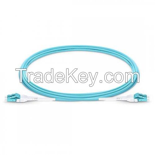 2m Lc Upc To Lc Upc Duplex 3.0mm Lszh 10g Om3 Uniboot Fiber Patch Cable