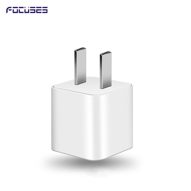 Focuses 5W (UL Certified) USB Wall Charger Power Adapter For IPhone, IPad, IPod