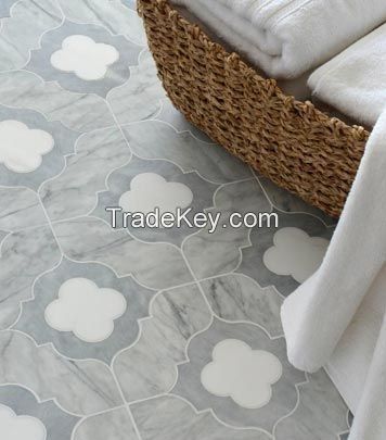 water jet marble mosaic